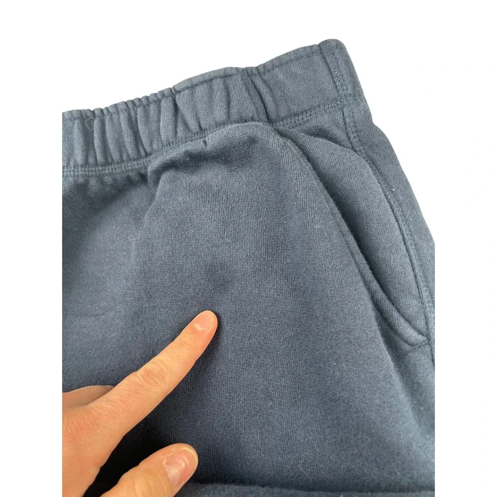 LL Bean Mens XXL Regular Navy Blue Fleece Sweatpants Joggers 512250